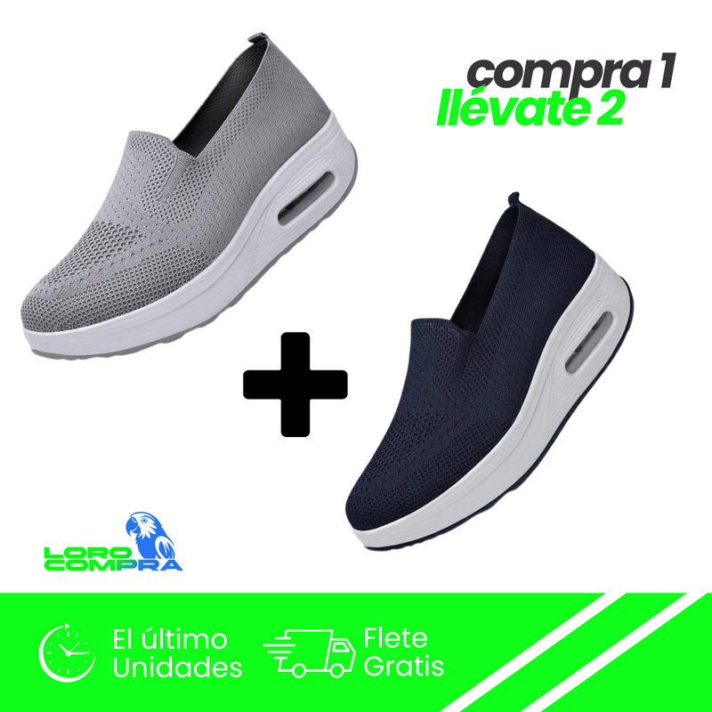 ¡Compra 1 y Lleva 2! Zapatillas Ortopédicas para Mujer, ¡La Comodidad que Mereces!