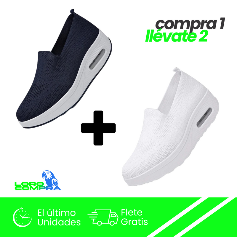 ¡Compra 1 y Lleva 2! Zapatillas Ortopédicas para Mujer, ¡La Comodidad que Mereces!