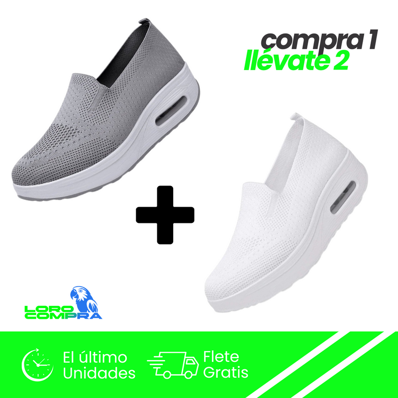 ¡Compra 1 y Lleva 2! Zapatillas Ortopédicas para Mujer, ¡La Comodidad que Mereces!