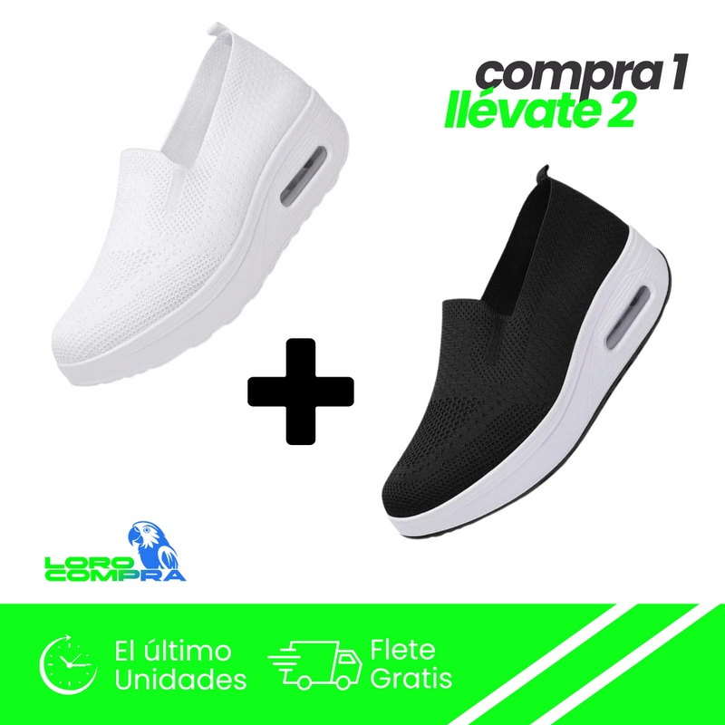 ¡Compra 1 y Lleva 2! Zapatillas Ortopédicas para Mujer, ¡La Comodidad que Mereces!