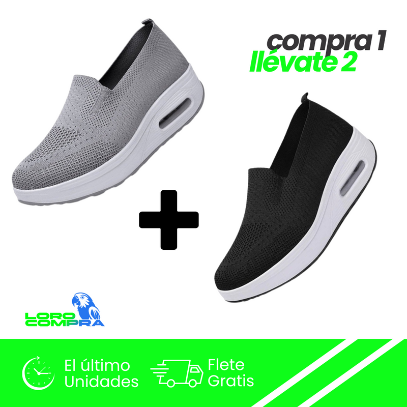 ¡Compra 1 y Lleva 2! Zapatillas Ortopédicas para Mujer, ¡La Comodidad que Mereces!