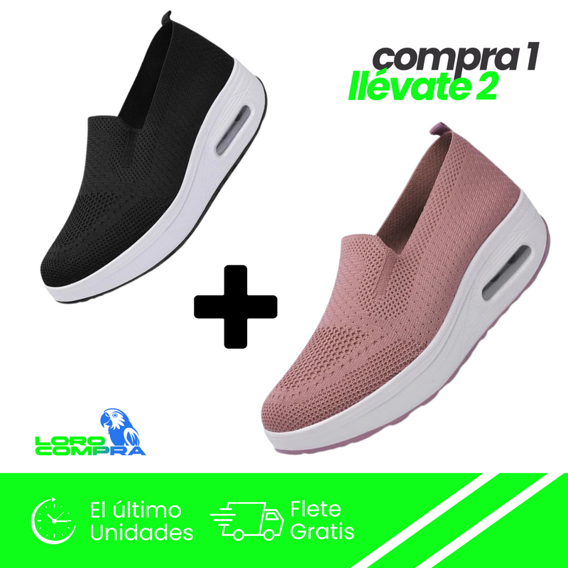 ¡Compra 1 y Lleva 2! Zapatillas Ortopédicas para Mujer, ¡La Comodidad que Mereces!