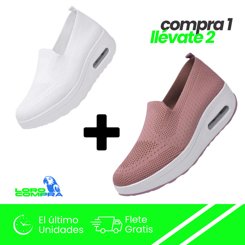 ¡Compra 1 y Lleva 2! Zapatillas Ortopédicas para Mujer, ¡La Comodidad que Mereces!