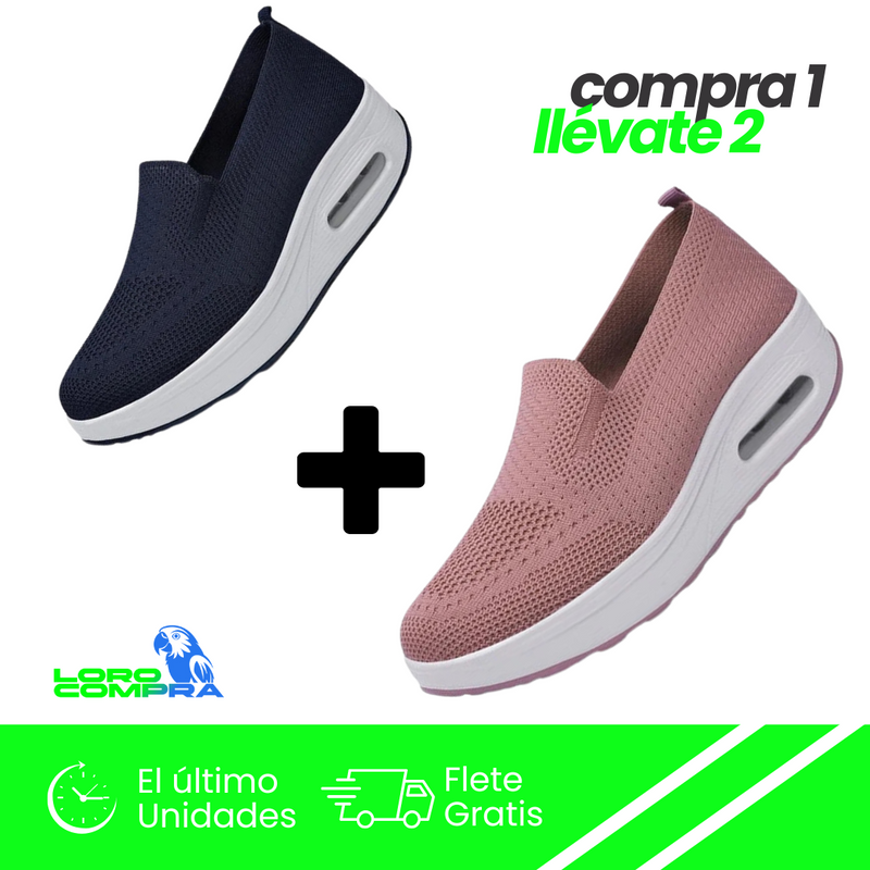 ¡Compra 1 y Lleva 2! Zapatillas Ortopédicas para Mujer, ¡La Comodidad que Mereces!